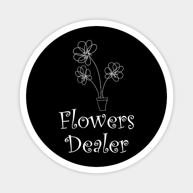 Florist florist flowers Magnet by Johnny_Sk3tch